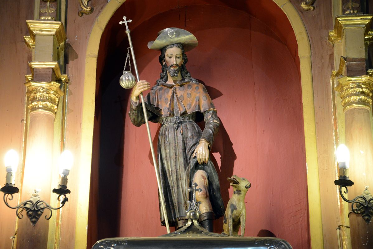 44 Statue Of San Roque Saint Roch Close Up In Salta Cathedral